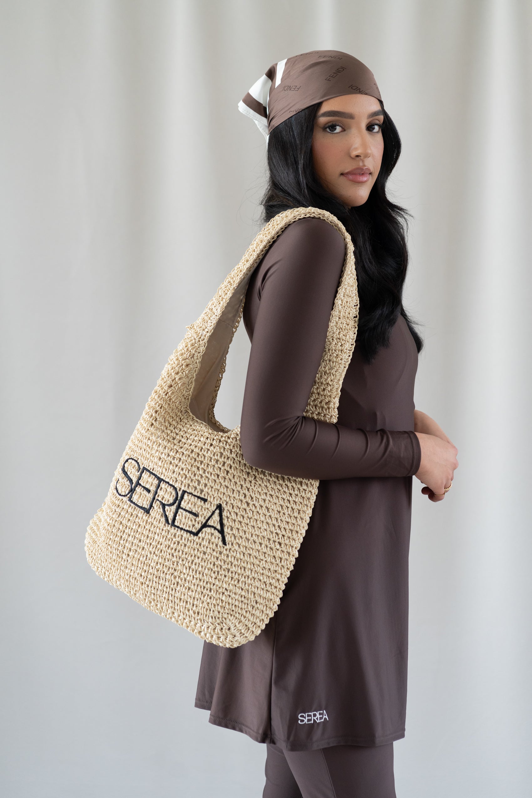 RAFFiA BEACH BAG