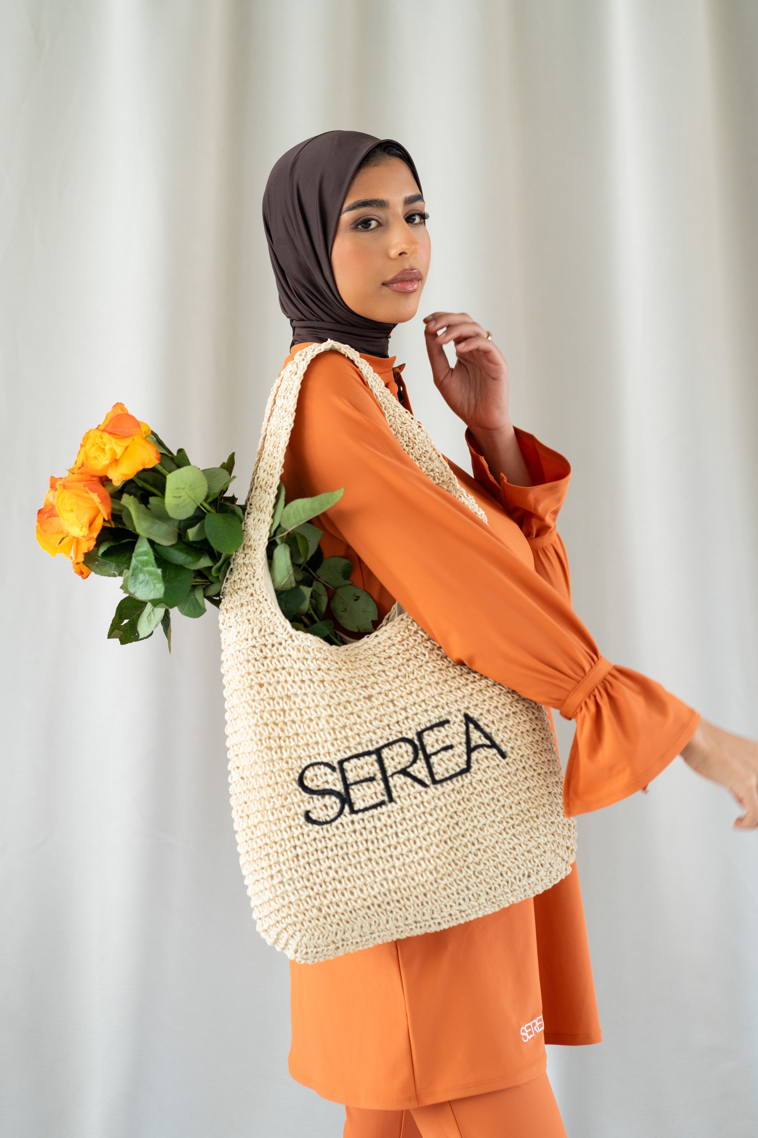 RAFFiA BEACH BAG